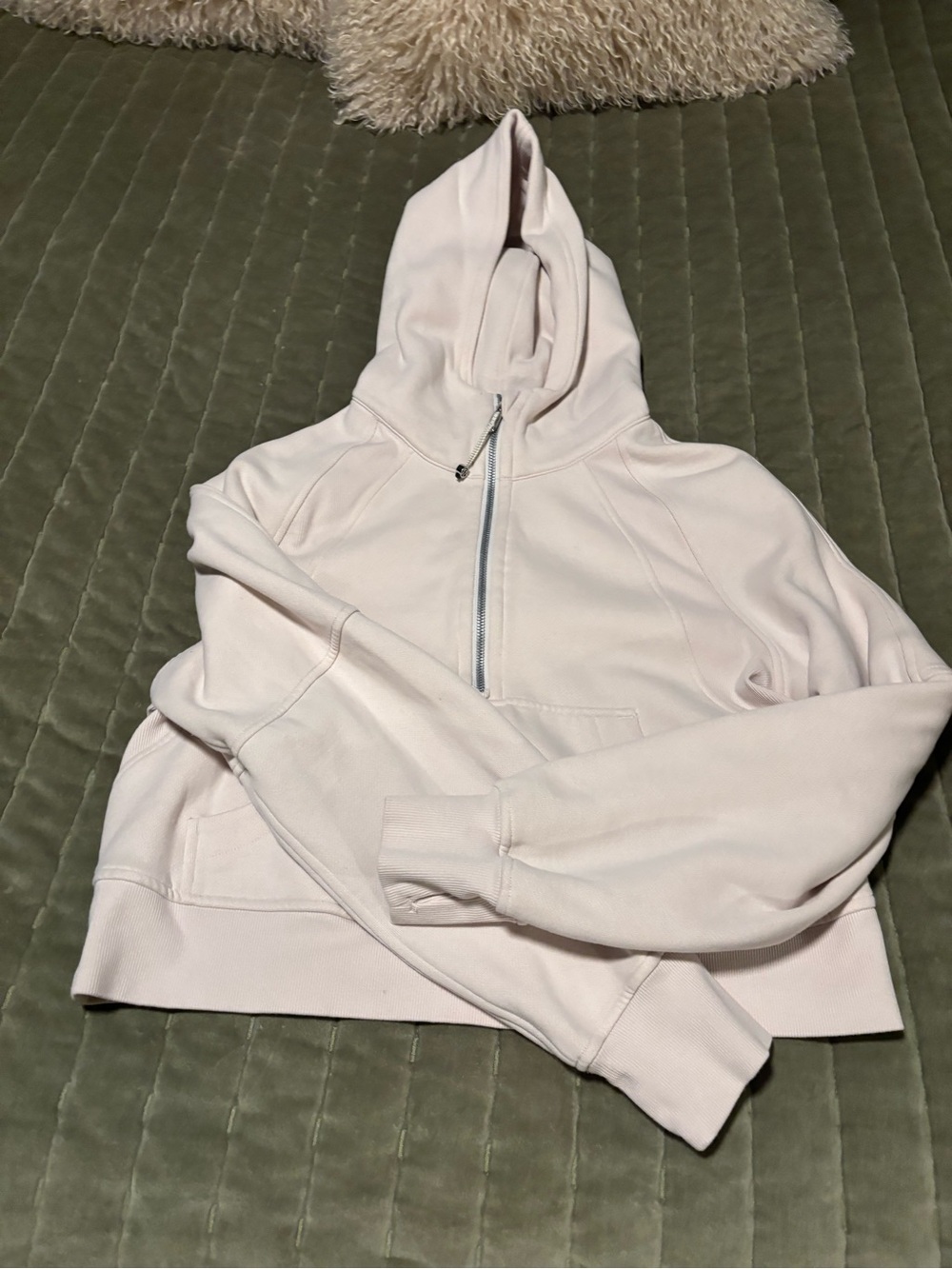 lululemon athletica cream Half-Zip Pullover